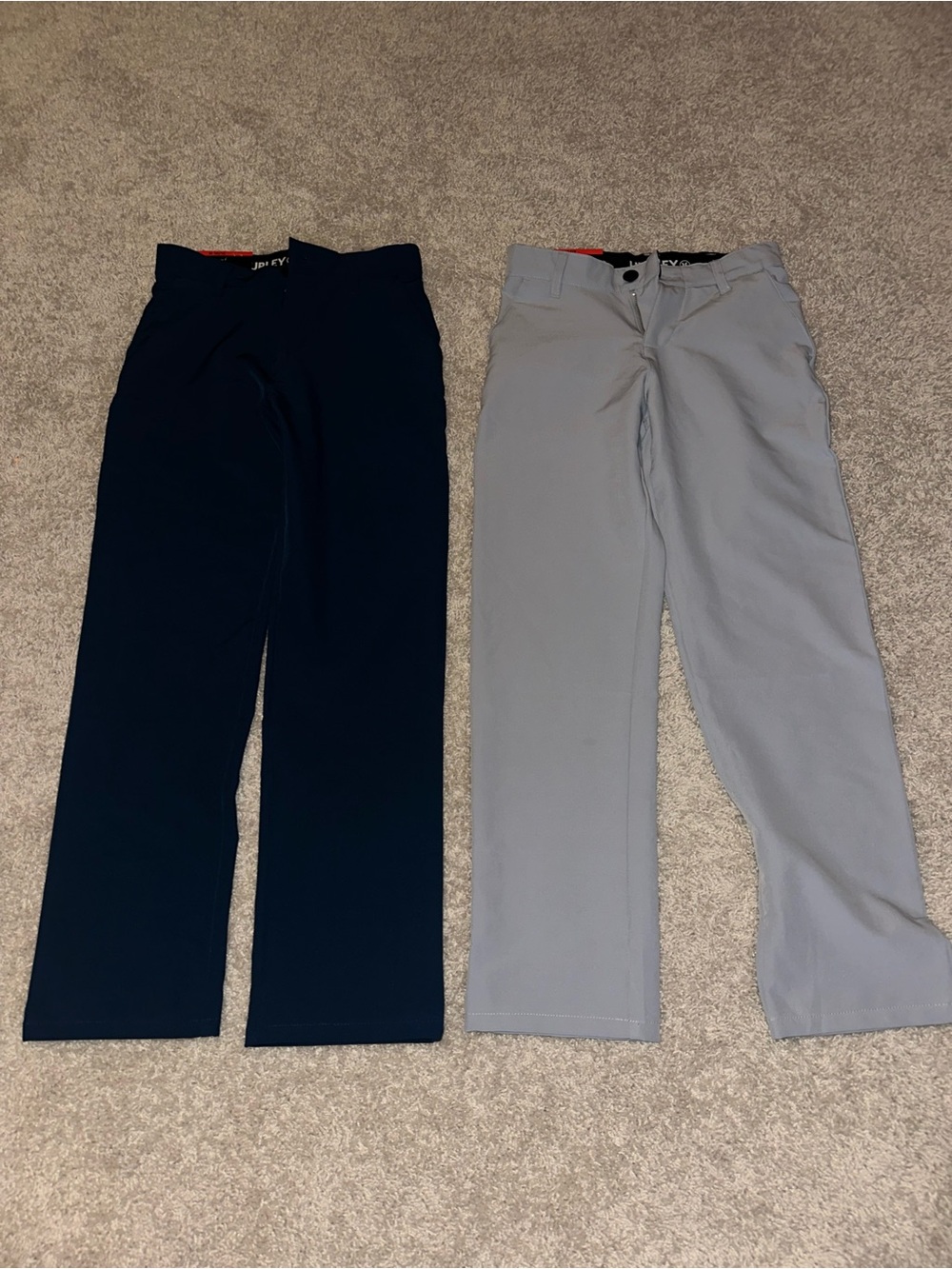 Hurley Kids Stretch Chino Pants - Navy and Light Gray